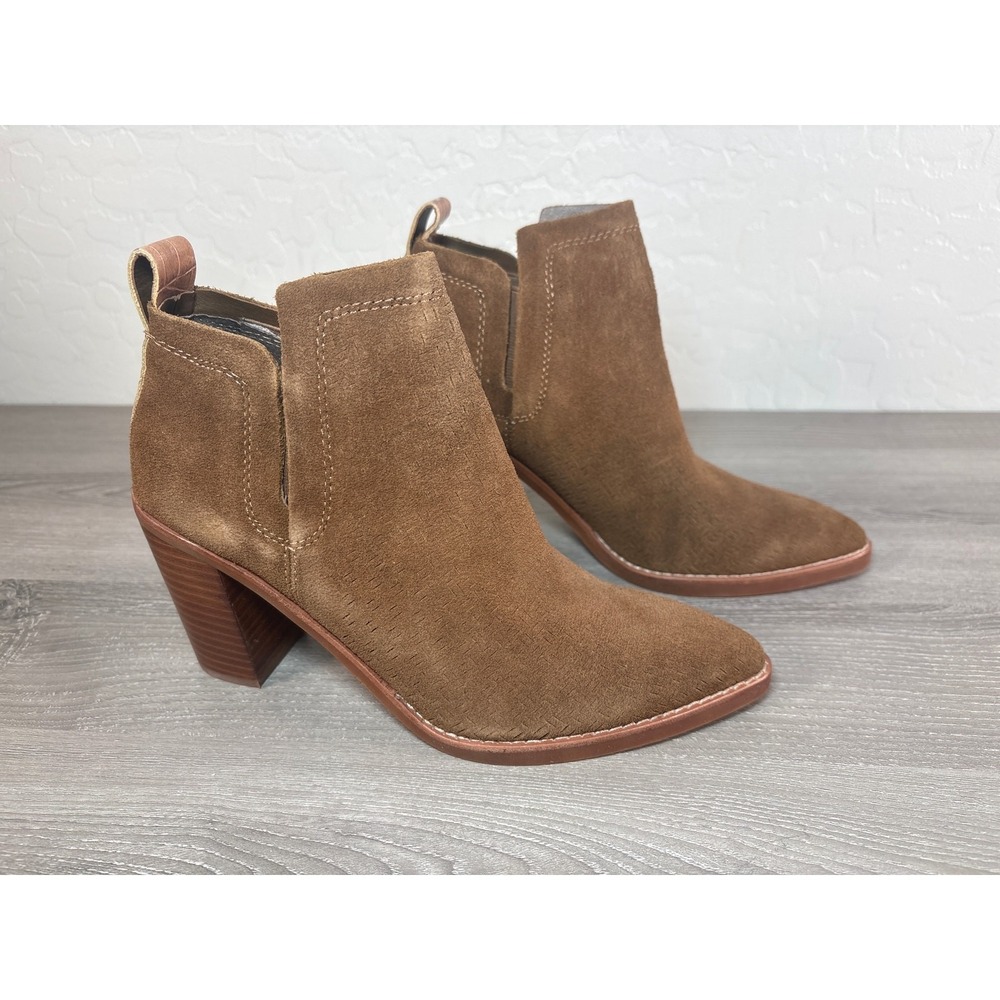 Dolce Vita Sirano Women's Ankle‎ Boots- Brown Suede- Size 7.5- NWOB